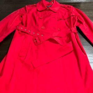 Black Rivet trench coat